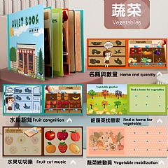 蒙特梭利教具啟蒙安靜書創造書粘貼書早教認知書拼圖益智(影片必看)5