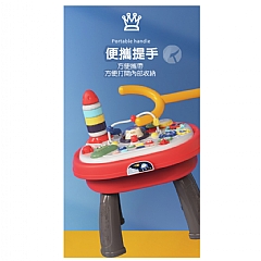 皇兒多功能學習桌 四合一學習桌 HE0509滾珠積木 遊戲桌(影片必看)5