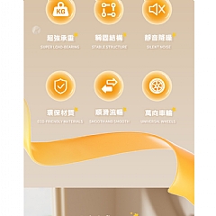 花生車寶寶兒童防側翻搖搖車HSW-008-1萬向輪靜音溜溜車多合一滑行車 1-3歲(影片必看)6