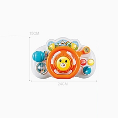 方向盤 嬰幼兒聲光音樂玩具學習駕駛遊戲盤366-033(影片必看)3