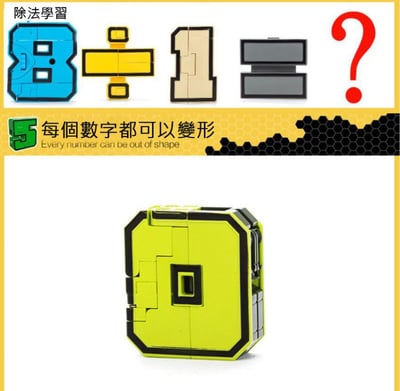 整套裝-百變戰隊 數字變形套裝 2801 金剛合體機器人玩具(影片必看)6