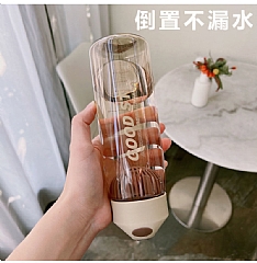 隨手杯太空杯隨身濾網杯防摔帶刻度 學生水瓶 水壺4