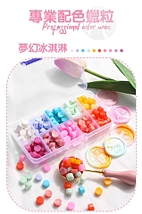 火漆印章套裝火氣蠟粒章頭蠟燭印章熔爐章頭蠟粒2