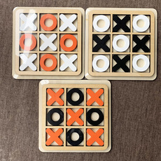 木製雙人遊戲 益智井字遊戲 井字棋XO1棋 (影片必看) 不挑款4