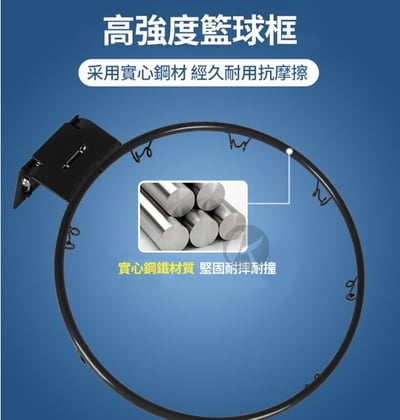 門後可扣籃球架 不站空間籃框壁掛式免打孔 (不含球 跟打氣筒)1