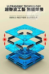 磁力拼搭片積木套裝滾珠 磁力片管道玩具 滑道積木 3010彩窗軌道磁力積木 52PCS(影片必看)8