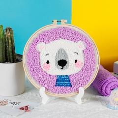 俄羅DIY材料包戳戳繡手工毛線刺繡3