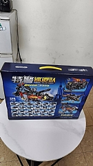 D-13026特警巡邏隊積木【超大手提禮盒】2