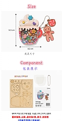 韓國兒童DIY手繪木質彩繪塗鴉幼兒園製作材料包互動手作(影片必看)6