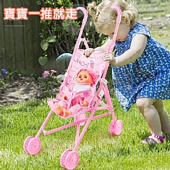 小推車嬰兒 女孩過家家帶娃娃推車(影片必看)1