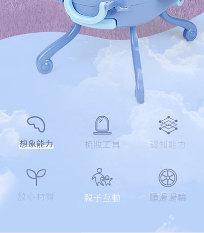公主梳妝台 女孩扮家家酒化妝組 8042 【兒童梳妝台行李箱】(影片必看)3