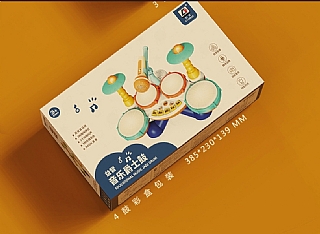 【 現貨】益智音樂爵士鼓 卡通鼓嬰兒樂器CY-8005B3