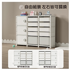 分類整理箱置物櫃 收納架落地多層家用寶寶置物玩具架簡易分類(影片必看)3