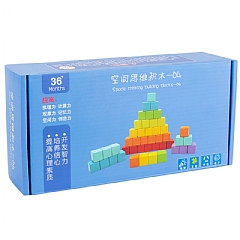 (代購)手眼協調訓練智力開發早教空間思維立方體積木顏色認知玩具2