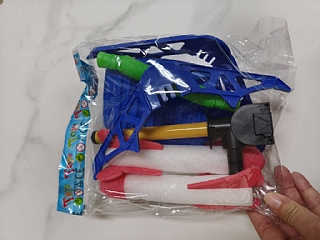 D-HJ10戶外玩具火箭沖天砲腳踩發射器-腳踩火箭(三只頭)5