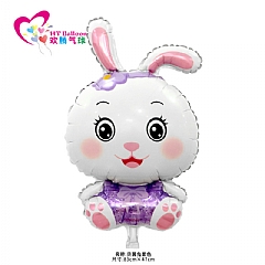 新款造型兔子氣球生日 派對裝飾佈置氣球3