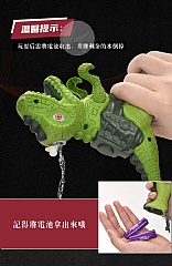 抖音同款 噴霧恐龍噴槍 燈光發聲電動噴霧恐龍槍 (影片必看)3