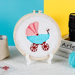 俄羅DIY材料包戳戳繡手工毛線刺繡7