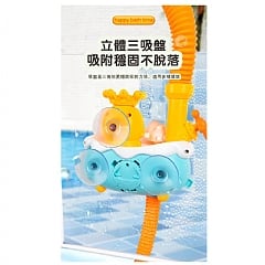 兒童洗澡花灑玩具 萌鴨電動洗澡花灑戲水玩具 淋浴盆噴頭戲水8366-58A(影片必看)3