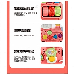 【 現貨】3合1防翻車多功能助步車兒童小火車 學步車6062寶寶手推車(影片必看)8