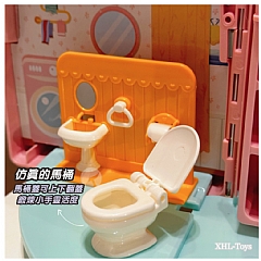無尾熊日記房車收納變形巴士別墅娃娃屋女孩禮物FDE87201 (不含公仔)(影片必看)3