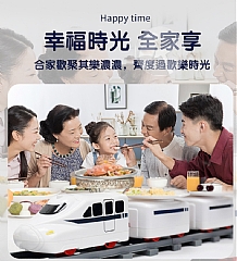迴轉壽司軌道火車迴轉壽司軌道火車 含壽司完整配件 高鐵壽司機 639-1玩具軌道電動火車8