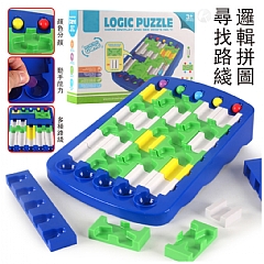 路線解謎大作戰 兒童邏輯迷宮拼圖 滾珠路線 IQ-12(影片必看)4