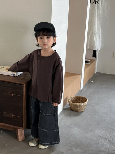 日系打摺扣式簡約上衣(自留款)3