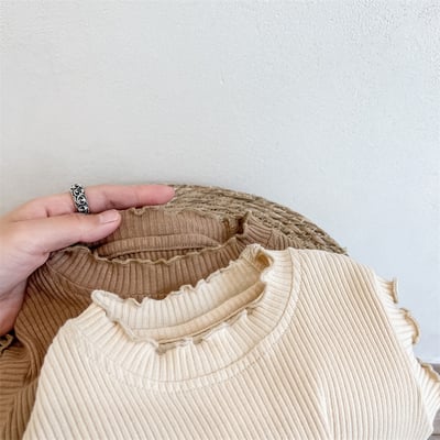 熱銷 ⛧ 坑條木耳邊打底衣4