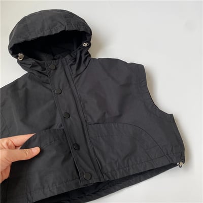 推 ♡ 韓系連帽落肩背心4