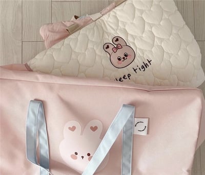 韓系動物大容量睡墊提袋(高品質特價)5