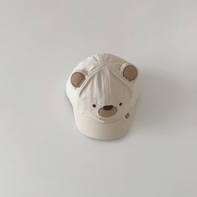 熱銷~韓系小熊表情鴨舌帽13