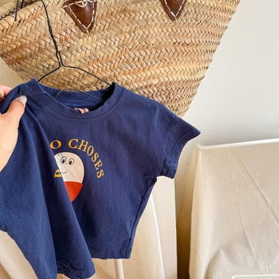 cute塗鴉短版寬鬆T10