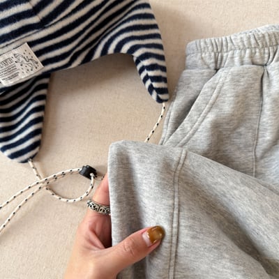 推 ♡ 韓系舒適軟綿縮口褲11