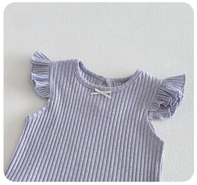 小森系碎花吊帶包屁衣7