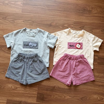 幼稚園穿搭格子拼布系列14