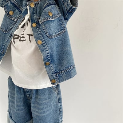 韓系復古牛仔外套13