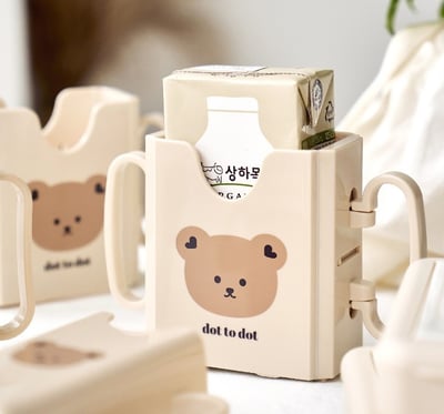 韓風利樂包專用杯托(可收納)3