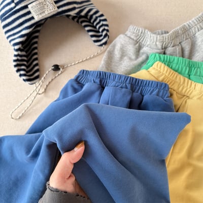 推 ♡ 韓系舒適軟綿縮口褲8