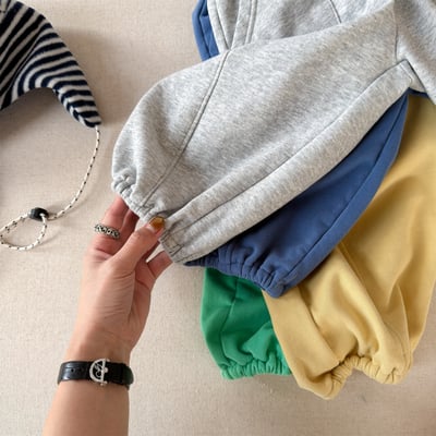 推 ♡ 韓系舒適軟綿縮口褲10