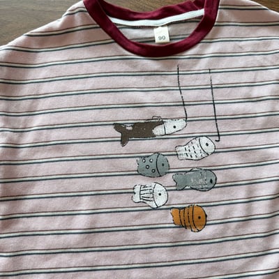 六隻小魚條紋套裝15