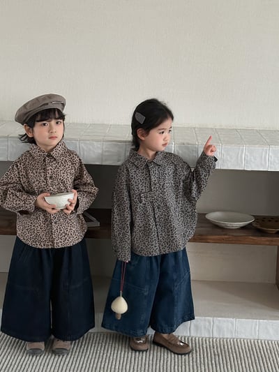 韓系經典豹紋襯衫9