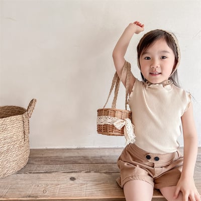 熱銷 ⛧ 坑條木耳邊打底衣9