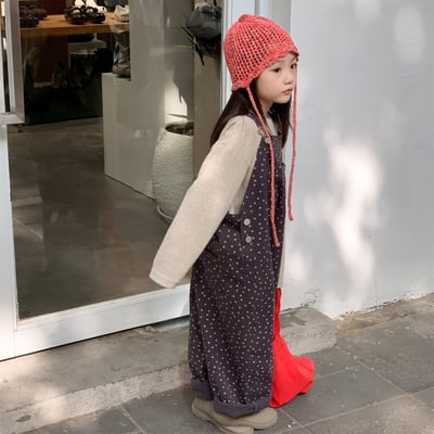 韓系工裝吊帶褲2