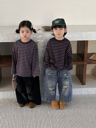 經典簡約條紋長袖薄上衣15