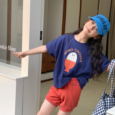 cute塗鴉短版寬鬆T17