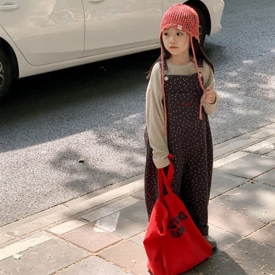 韓系工裝吊帶褲6