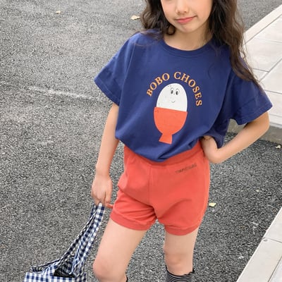 cute塗鴉短版寬鬆T21