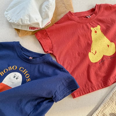 cute塗鴉短版寬鬆T4