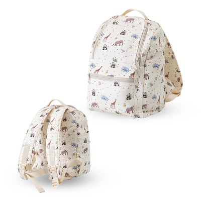 斜背開口PU防水幼稚園後背包16